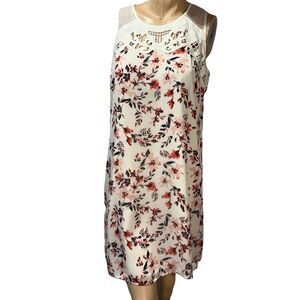Daniel Rainn Stitch Fix Abella Crochet Detail Dress Size M Shift Floral NWT